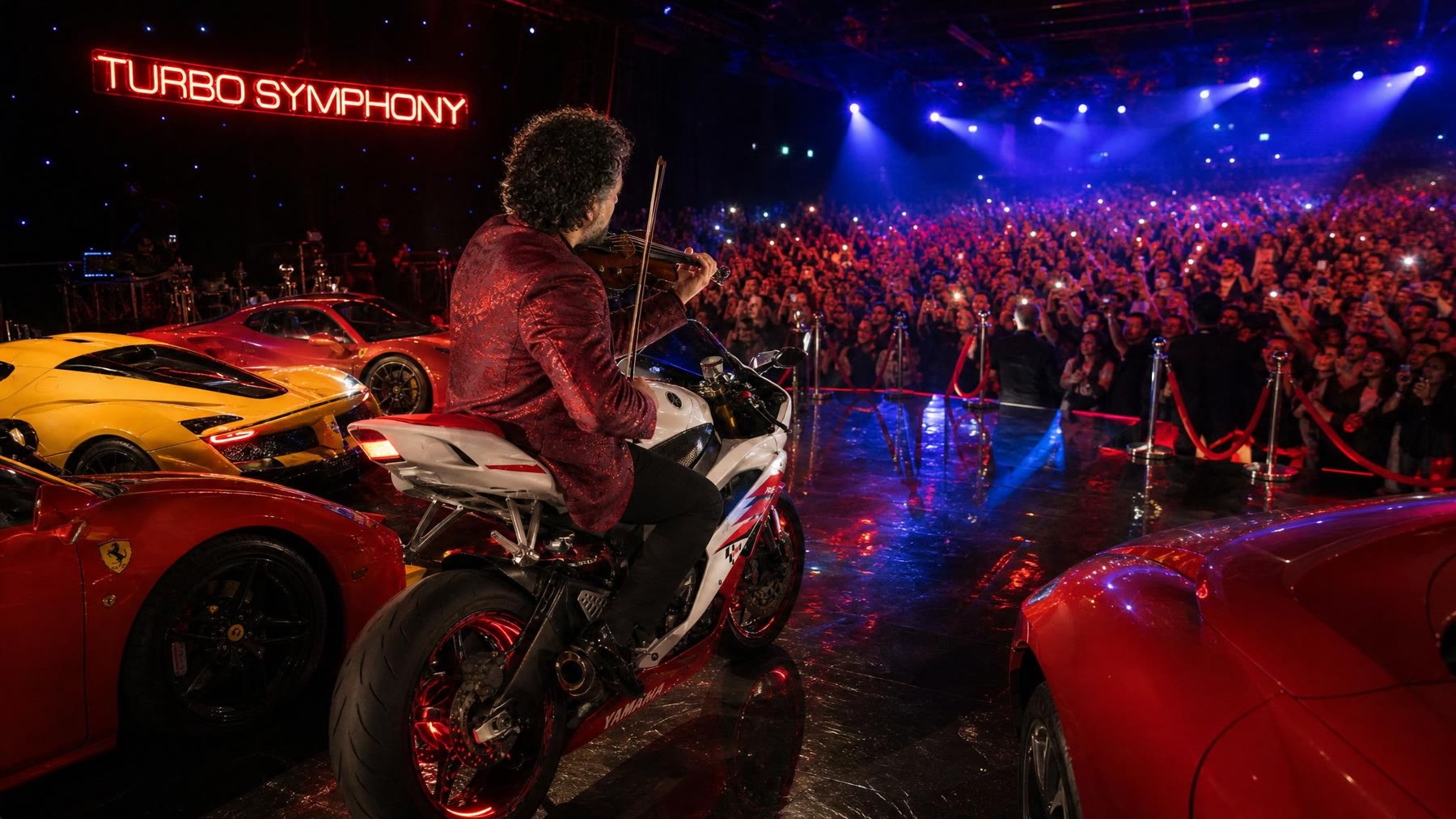 TurboCrazy: Alex Turbo sulla R6 davanti alla folla